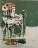 Marianne Christoffersen The Chair Green, 50x40cm
